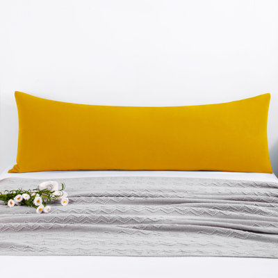Housse de coussin pour le corps, 1800 Housse de coussin pour le corps en microfibre brossée avec fermeture à enveloppe - 20 x 54 pouces - NTBAY