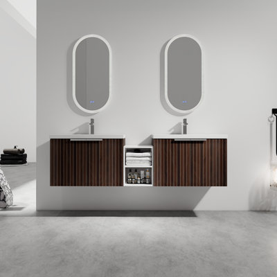 Ensemble de meuble-lavabo flottant 72 po
