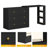 Extendable Makeup Vanity Desk With 6 Drawers-120958422