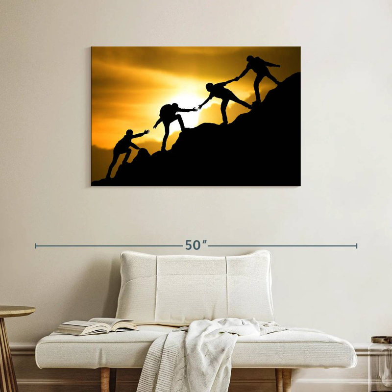 Sireci Climbing Teamwork, 26" H x 39" W