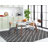 Lockbourne Hand Woven Cotton Geometric Rug-1379004650
