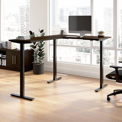 Bush Business Furniture Move 60 Series Height Adjustable L Shaped Standing Desk - Reversible