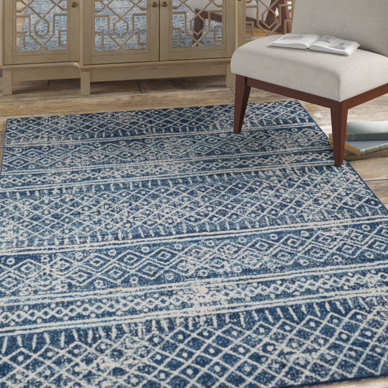 Georgetta Geometric Indoor Rug, Rectangle 8'10" x 12'