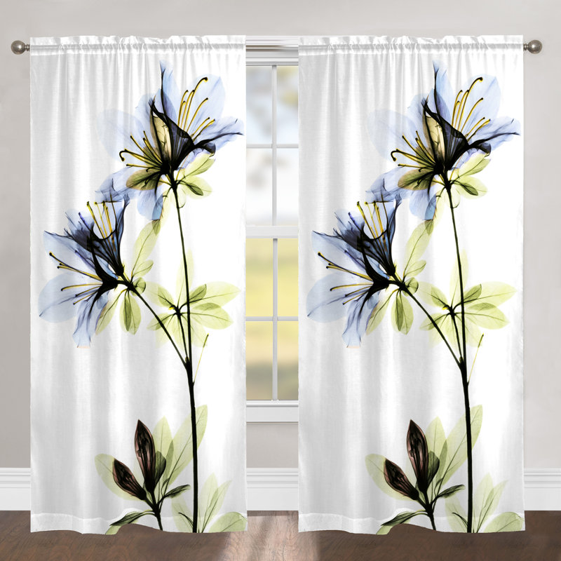 Azalea Sheer Curtain Single Panel
