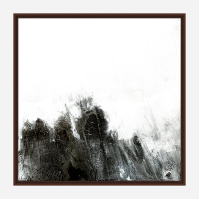 Black & Gray I - Artist Enhanced Canvas Print