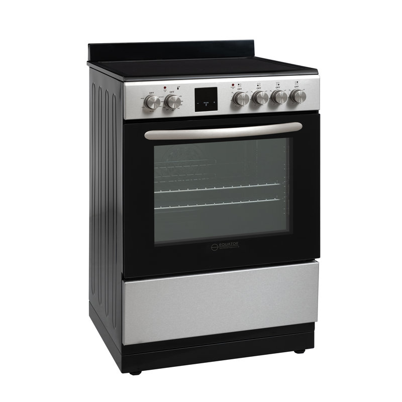 Equator Advanced Appliances Standalone 24" 2.4 Cubic Feet Ceramic burner Electric Free Standing Convection Range