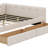 Upholstered Platform Bed With USB And 2 Drawers-587732682