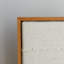TOUT BLANC Tableau mural en tissu de boue africain, cadre flottant en teck texturé-124340787