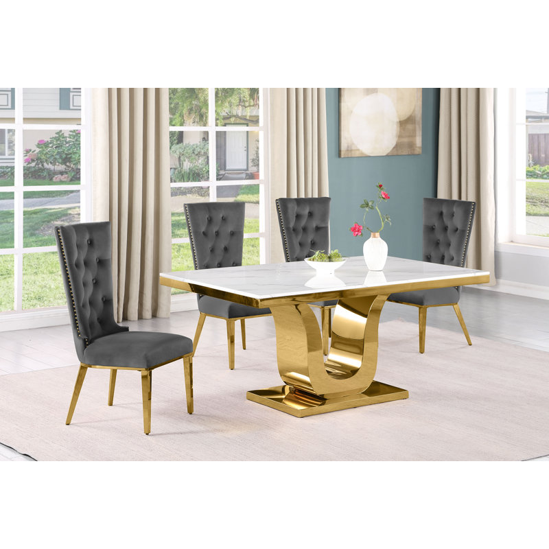 7 pièces Ensemble repas, Ensemble repas 5 pièces, Gris