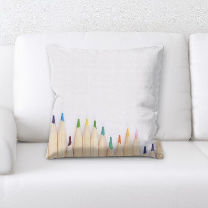 Microsuede Reversible Throw Pillow