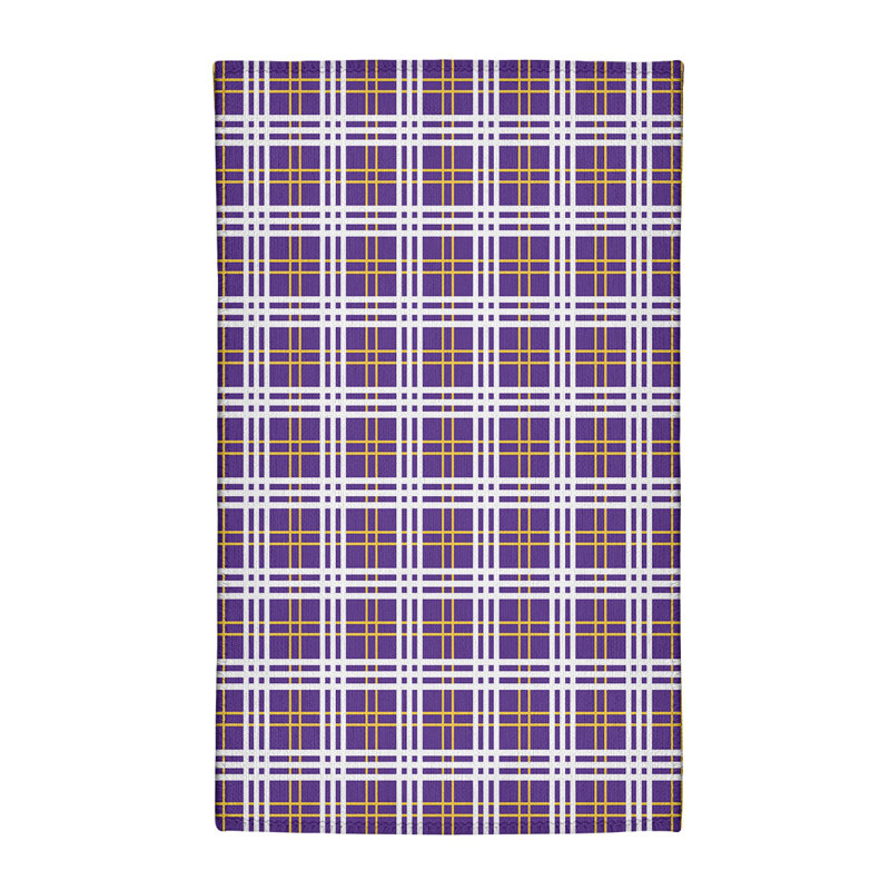 Tapis à carreaux mauve, Rectangle 5 pi x 7 pi