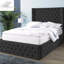 Demars Chesterfield Ottoman Storage Bed - Button-Tufted Velvet Upholstered Bed Frame-703277542-703277543