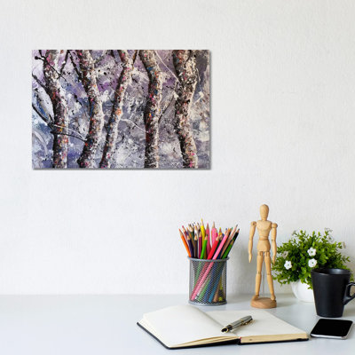 Cool Trees by Joseph Marshal Foster - Wrapped Canvas Painting