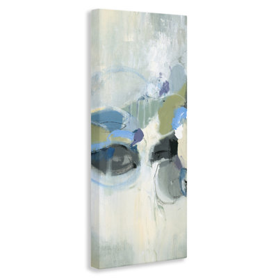 Muted Circular Dapples Canvas, design by Lisa Ridgers
