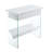 Allegonda 23.75'' Tall Sled End Table and Built-In Outlets-242386954
