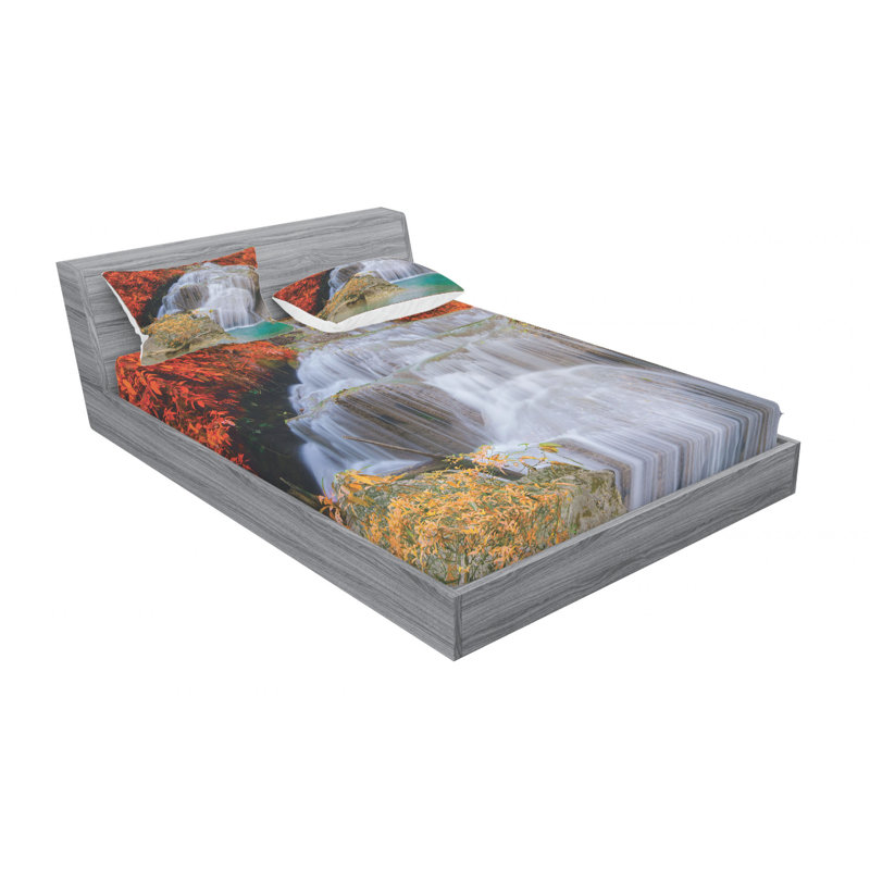 Microfiber Sheet Set, Queen Sheet Set with Fitted Sheet