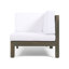 Ensemble de canapé en forme de V 5 pièces Masako - Assise extérieure moderne et confortable de fabrication durable