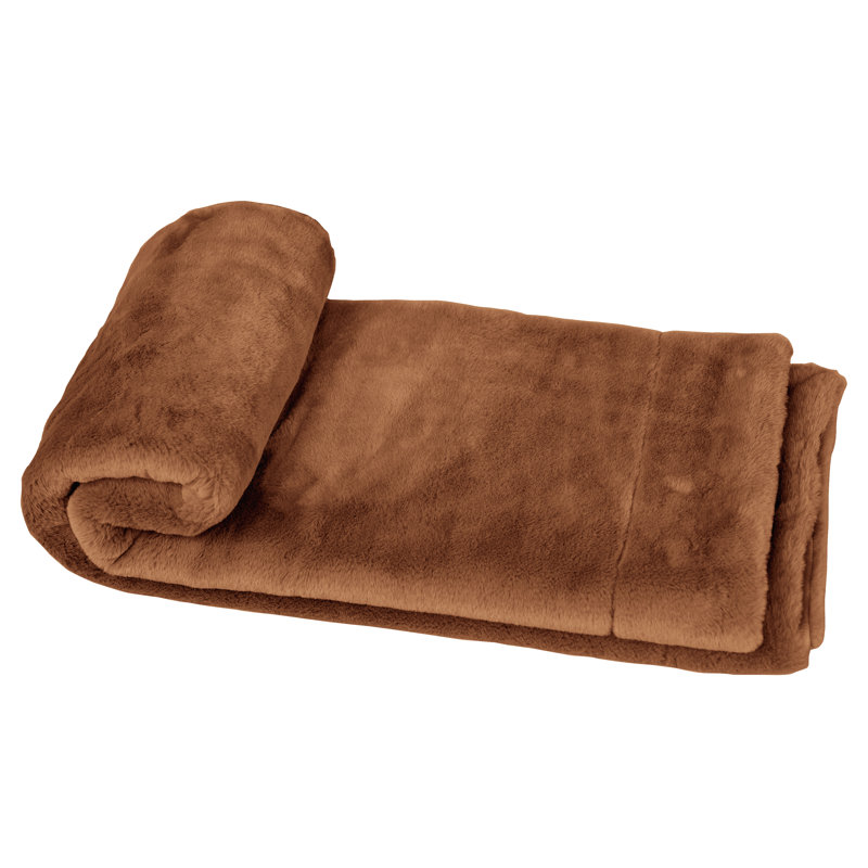 Knitted Throw Blanket, Red