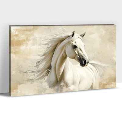 Art mural cheval GUTTATE, décoration murale photos cheval, peinture murale cheval pour le salon, art mural sur toile cheval, affiches à cheval pour bureau mural encadrées prêtes à être accrochées 20 po x 30 po