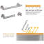 Ensemble de quincaillerie de salle de bain 3 pièces-61396488