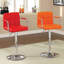 Tabouret de bar pivotant rembourré Cudney-1182086193