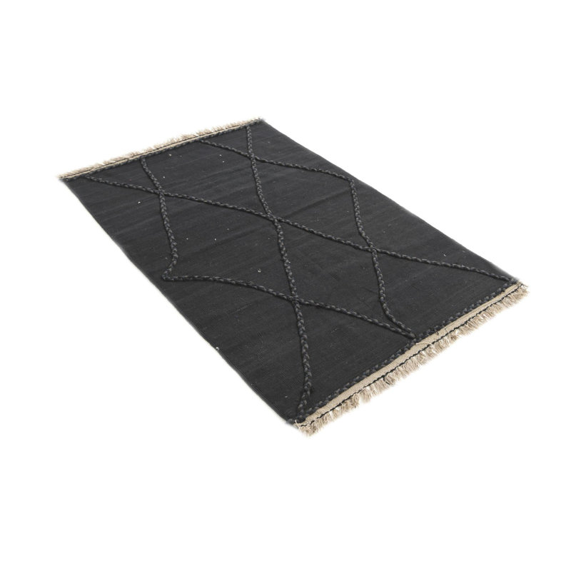 Tapis noir Obryant