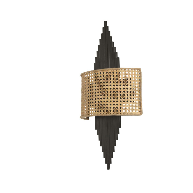 Lampe murale Coralin, Noir