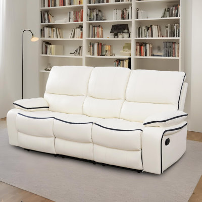 Canapé de salon inclinable en similicuir Daniyaal