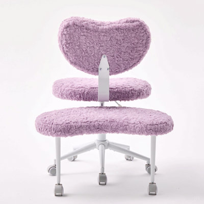 Fauteuil de méditation artificiel en poils de lapin plus, fauteuil à pattes croisées avec roulettes, fauteuil TDAH, fauteuil de bureau Criss