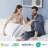Striped Crisp Cotton Percale Pillowcases Open Pillowcases Set-122613809-122613807