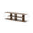 4 Shelves Mid Century Modern Entertainment Centre, 68 Inch Tv Stand In Walnut/, Open Storage, Solid Wood Stand, Shelves, Walnut/ Centre With Storage-553900286