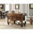 Kaif Distressed Chestnut Finish Kitchen Cart