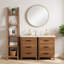 Meuble-lavabo double 48,8 po