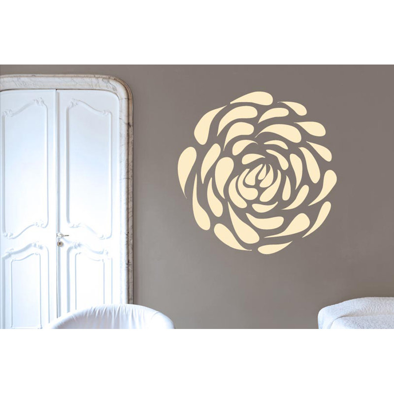 Plants & Flowers Wall Decal, Beige