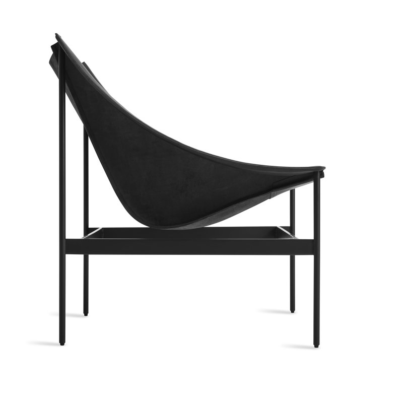 Heyday Lounge Chair, Black Full Grain Leather