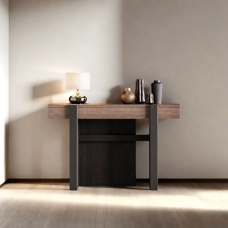 Console Retro Elegant Art, H 33,46 po x l 47,24 po x P 13,78 po