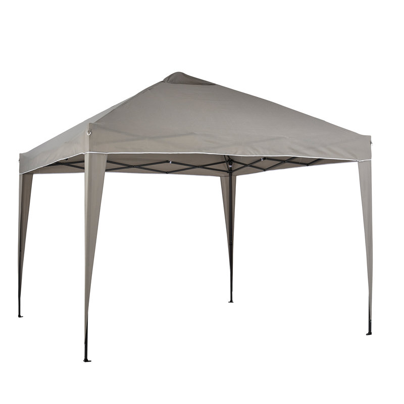 3m x 3m Steel Pop-Up Gazebo, Grey