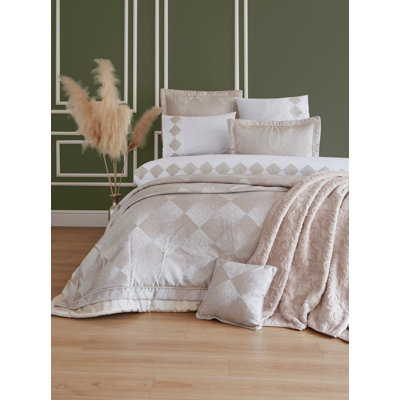 Polyester Geometric Shapes Duvet Cover Set