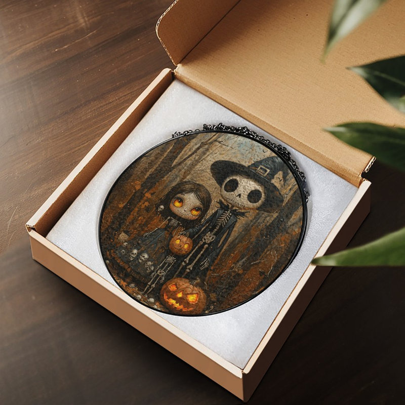 Skeletons Autumn Forest, 9,8 x 9,8 po (25 x 25 cm)