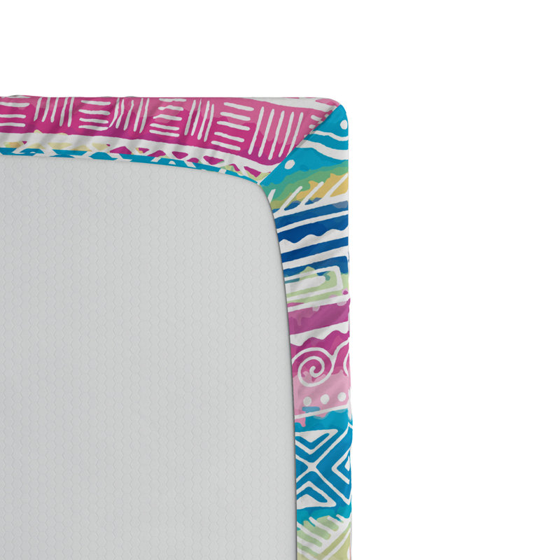 Microfiber Striped Fitted Sheet, Queen Fitted Sheet
