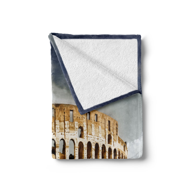 Hand Woven Throw Blanket, 50" x 70"