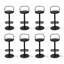 Chaise d'appoint noire Wishbone (ensemble de 8)-908012333-908012338-908012342