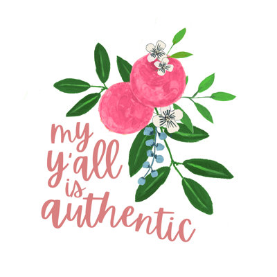 My Ya'll Is Authentic - Wrapped Canvas Painting