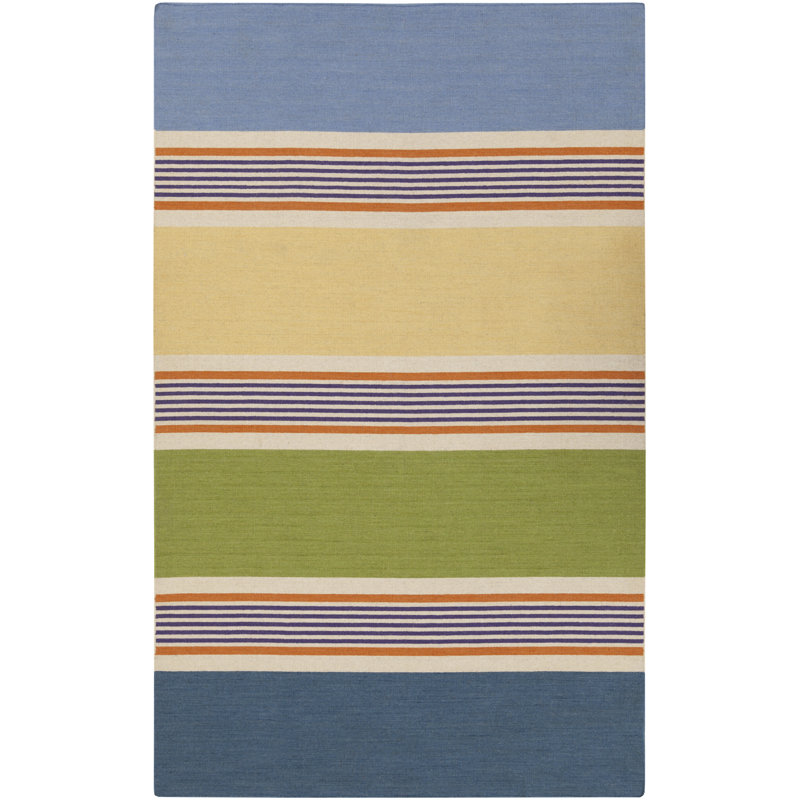 Dixon Flatweave Wool Striped Indoor Rug, Rectangle 3'6" x 5'6"