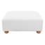 Repose-pieds Tayte blanc