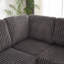 Canapé cylindrique en L 110 po Cylan-1887405047