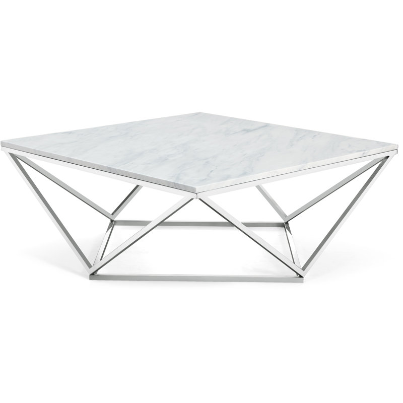 Canadice Coffee Table, Chrome