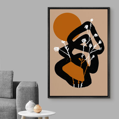 Cadre flottant, impression sur toile