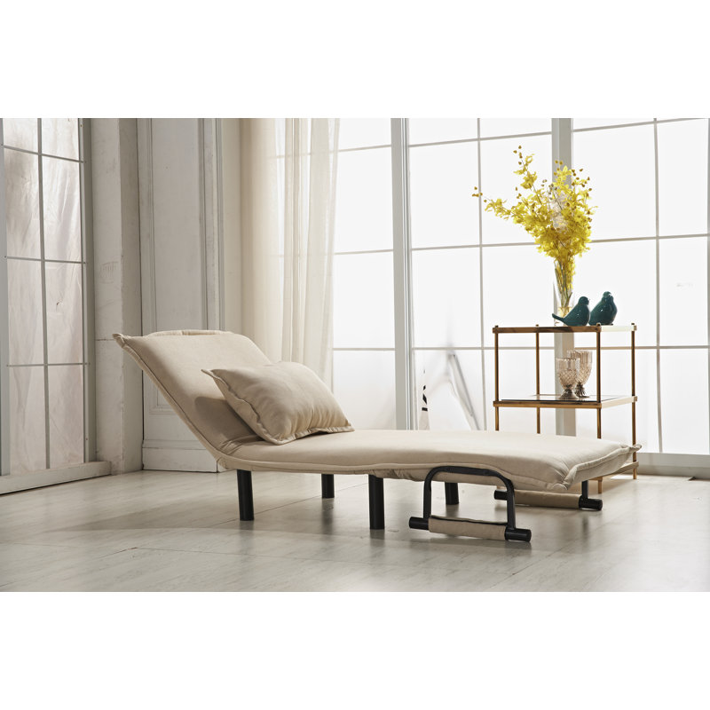 Kono Linen Teen Convertible Chair, Beige