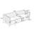 83" Velvet Square Arm Sofa-87414360